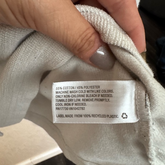 Goodfellow & Co Cream Long Sleeve Henley - Picture 5 of 5